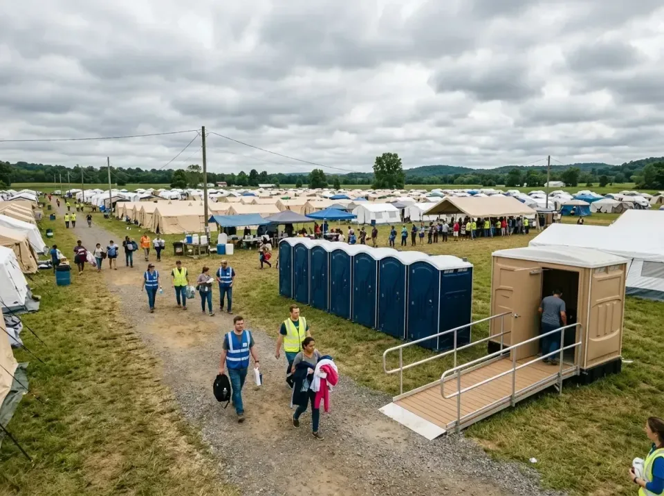 disaster-relief-camp-restrooms-010 — frequently asked questions, Dumpster & Portable Bathrooms Rental in Snow Hill, MD